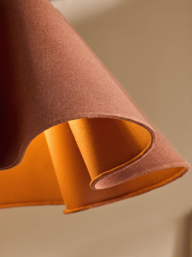 MADE.COM Rust Caspian easyfit shade 53cm - British product