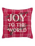 Gallery Home red embroidered cushion 45cm - British product