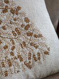 Gallery Home cream embroidered Christmas tree cushion 45cm (British brand)