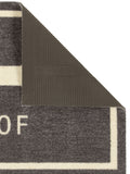 Howler & Scratch grey pet mat 50x75cm - British product