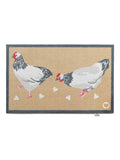 Hug Rug doormat Beige Chicken 65x85 cm, UK version