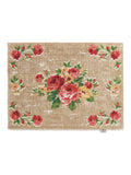 Hug Rug Beige Vintage Rose doormat - British product