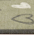 My Mat Sage Green Welcome Hearts Runner