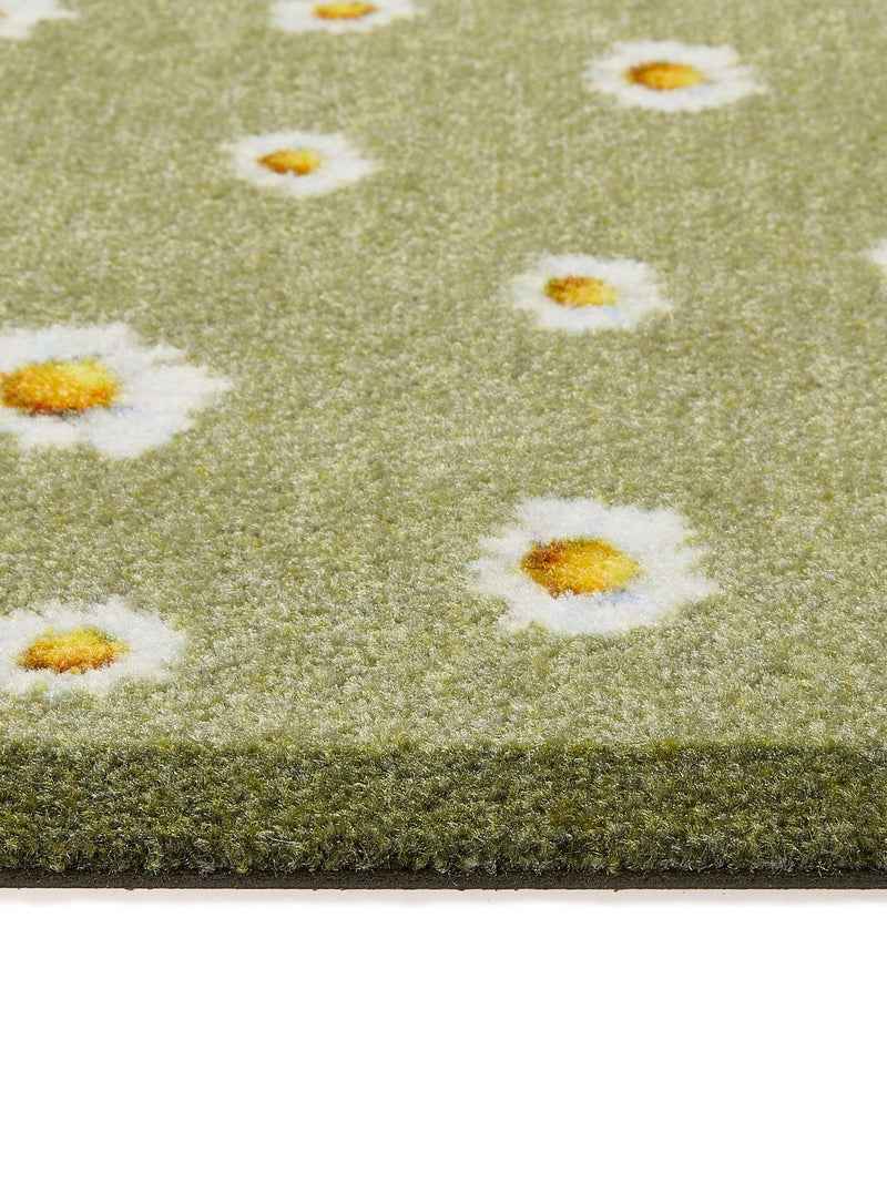 My Mat Green Daisy Cow runner 50x150cm, imported from the UK