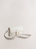 White hardware cross-body bag (British brand)