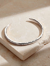 Next Posh Totty Designs Personalised Talon Open Cuff Sterling Silver Bangle- Buy online at McGrocer
