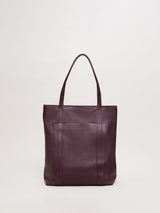 Next Phase Eight Red Leather Shopper Tote Bag- Buy online at McGrocer