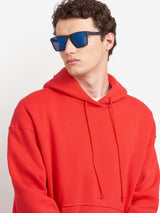 Next Polaroid Black Rectangular Sunglasses In And- Buy online at McGrocer