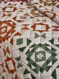 Catherine Lansfield autumn patchwork quilted bedspread 230x220cm - British product