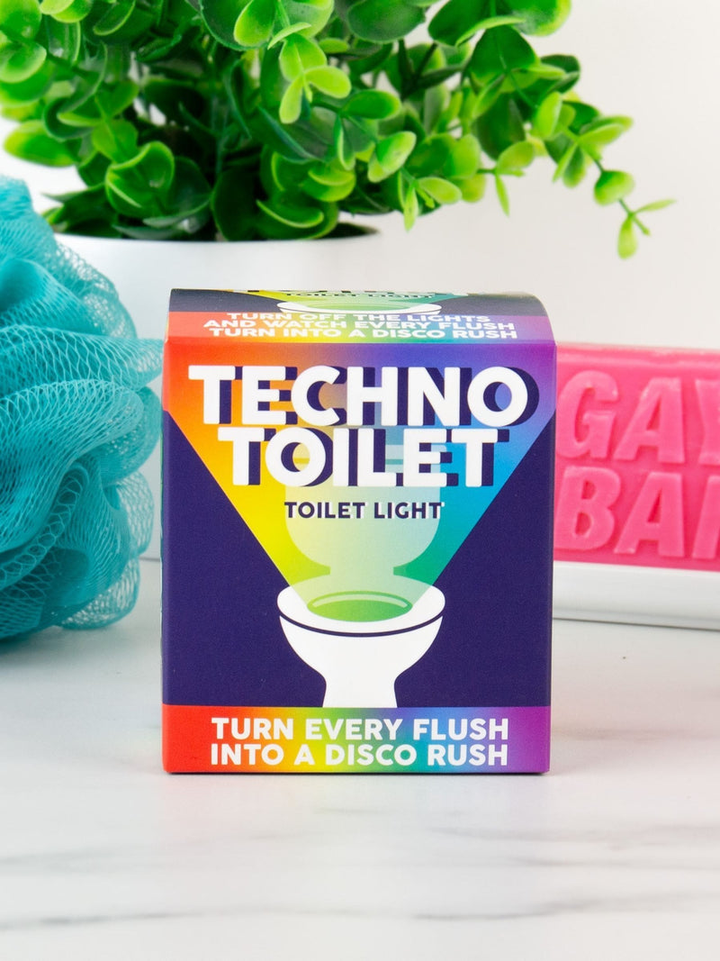 Gift Republic Blue Techno Toilet lamp one size, imported from the UK