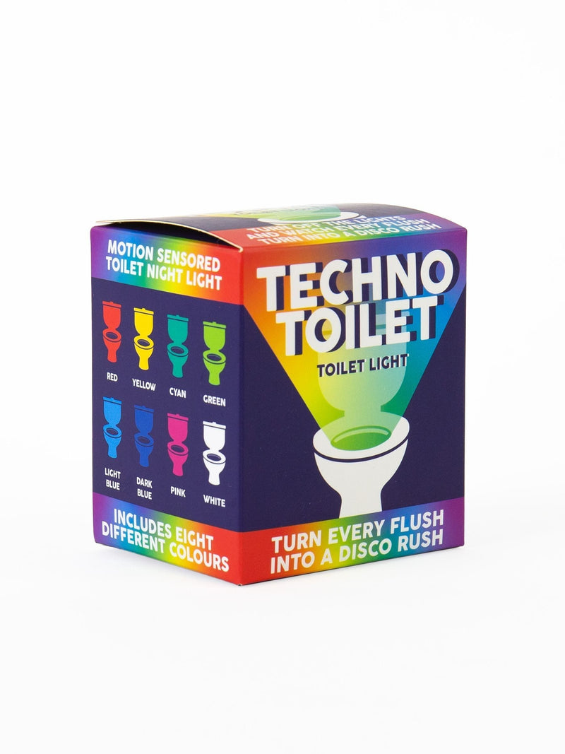 Gift Republic Blue Techno Toilet lamp one size, imported from the UK