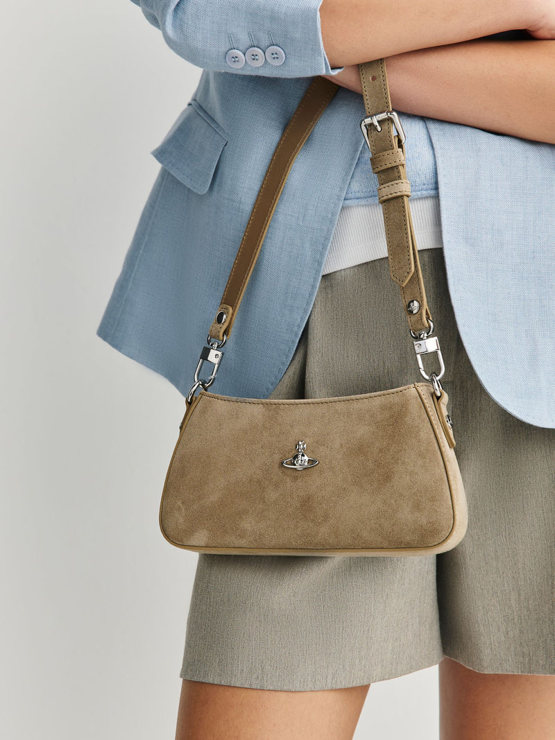 Vivienne Westwood Tasha shoulder phone bag, imported from the UK