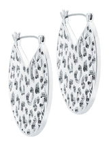 Next Karen Millen Silver Tone Leopard Print Disc Earrings- Buy online at McGrocer