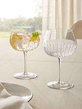 Next Set of 2 Clear Rosa Gin Glasses- Buy online at McGrocer