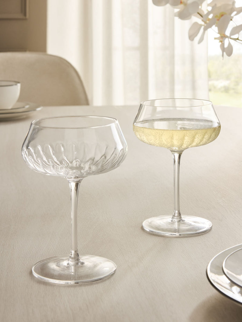 Rosa cocktail glasses set of 2 clear, UK version