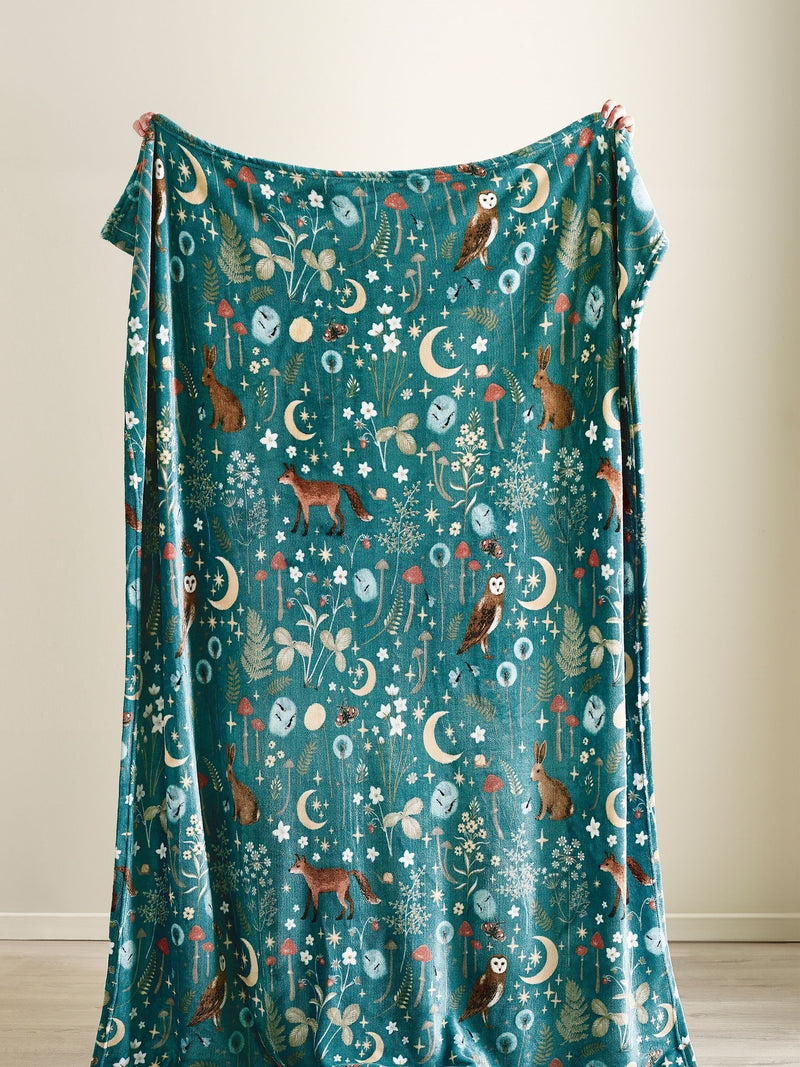 Catherine Lansfield forest animal throw 130x170 cm (British brand)