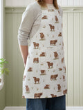 Catherine Lansfield Highland Cow kitchen apron One Size - British product