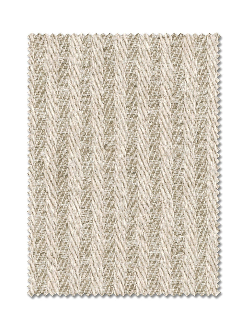 Natural brushed stripe roman blinds made to measure - British product