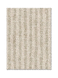 Natural brushed stripe roman blinds made to measure - British product
