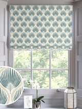 Next Blue Poale Made to Measure Roman Blind- Buy online at McGrocer