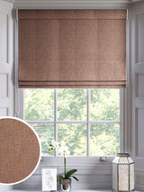 Next Orange Knit Herringbone Roman Blind- Buy online at McGrocer