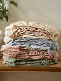 Martex Pistachio Green fitted sheet, imported from the UK