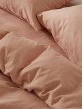 Martex Seashell Pink Touch of Linen Pillowcases Pair, imported from the UK