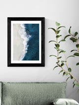 Next East End Prints Black Ocean Aerial by Oh Fine Wall Art Print- Buy online at McGrocer