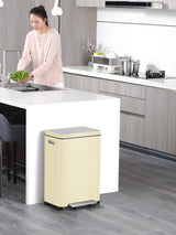 Next Eko X Cube Cream 40L Kitchen Bin- Buy online at McGrocer