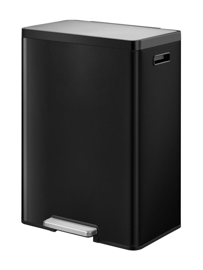 Eko Ecocasa II black 40L bin with two removable buckets (British brand)