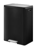 Eko Ecocasa II black 40L bin with two removable buckets (British brand)