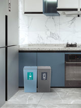 Next Eko Titanium Blue Morandi Touch Waste Bin 20L- Buy online at McGrocer