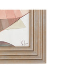 Gallery Home Multicoloured Natural Cadence Framed Canvas 70x45x1cm - British product