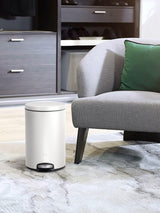 Next Eko Eva White 5 Litre Bathroom Bin- Buy online at McGrocer