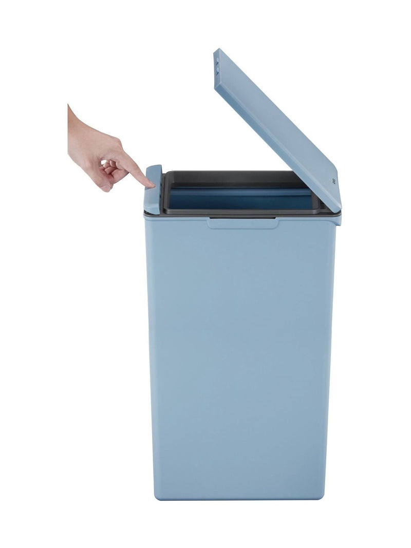 Eko Titanium Blue Morandi Touch Bin 40L - British product