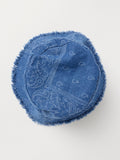 FatFace blue bandana denim bucket hat, UK version