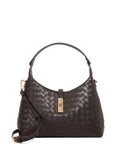 Dune London brown medium turnlock shoulder bag (British brand)
