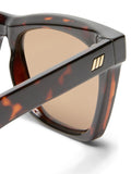 Le Specs Brown Chante sunglasses, imported from the UK