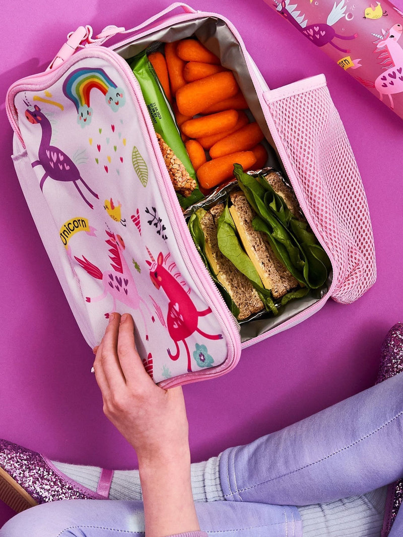 ION8 Unicorns lunch bag and leak proof water bottle bundle, UK version