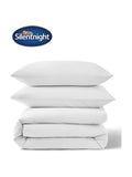 Silentnight white pure cotton duvet set (British brand)