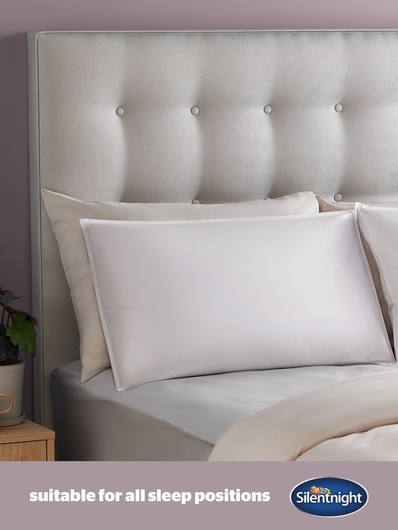 Silentnight duck down pillows set of 2 (British brand)