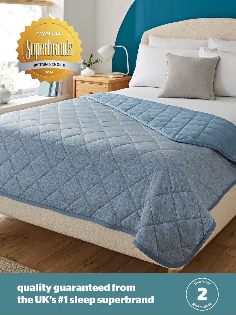 Silentnight Blue Restore Cooling Throw 152x178cm - British product