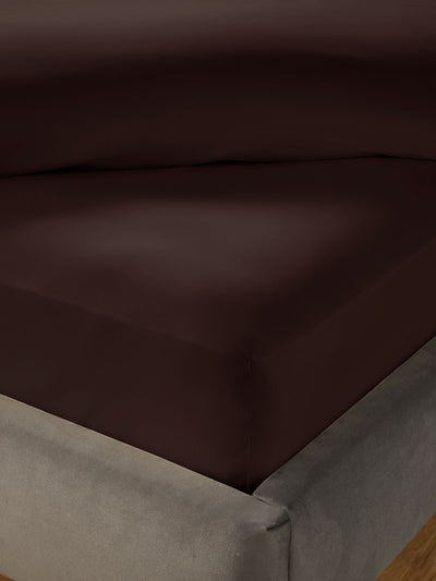 Drap-housse de lit extensible extra profond en coton pur Silentnight 40 cm prune foncée Next - Achetez en ligne sur McGrocer
