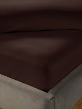 Silentnight Deep Plum Pure Cotton Extra Deep Fitted Sheet 40cm