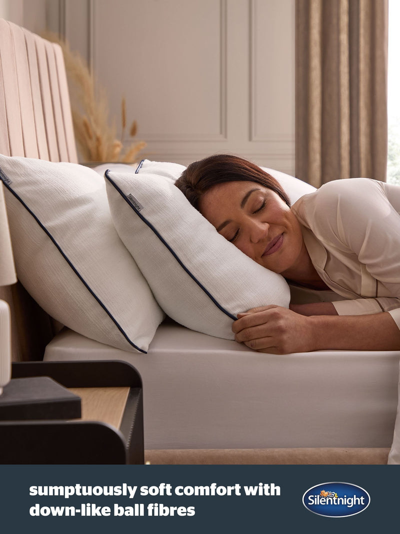 Silentnight Hotel Collection Prestige white pillow (British brand)