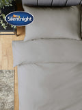 Silentnight Light Grey Pure Cotton Duvet Set (British brand)