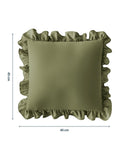 Silentnight ruffle edge cushion 45x45cm, imported from the UK