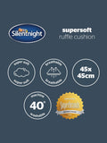 Silentnight ruffle edge cushion 45x45cm, imported from the UK