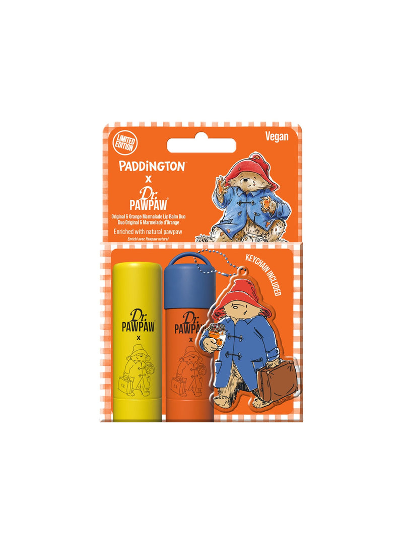 Dr. PAWPAW Original Orange Marmalade Lip Balm Duo with Keyring - British product