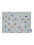Sophie Allport Soft Teal Paws & Pumpkins placemats set of 2 30x40cm (British brand)